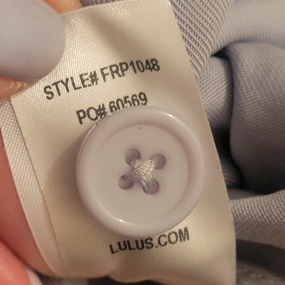 Lulu's safari romper in light blue color size xs Minimalist 70's Mod Squad - Picture 11 of 15